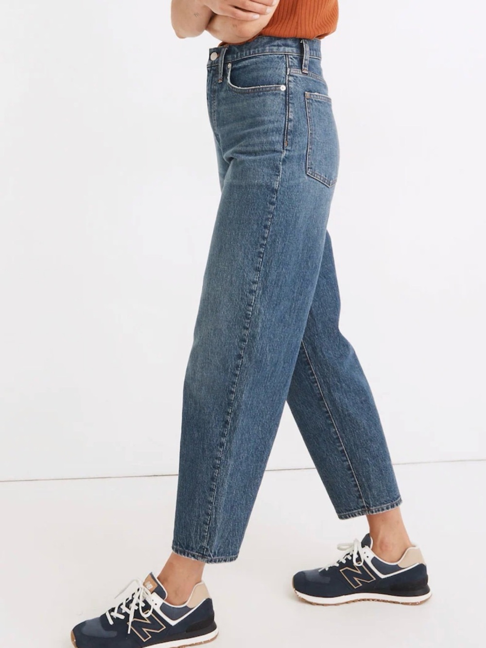 High-Rise Straight Leg Women’s Jeans - Blue